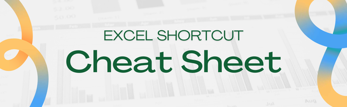  Excel Shortcut Cheat Sheet